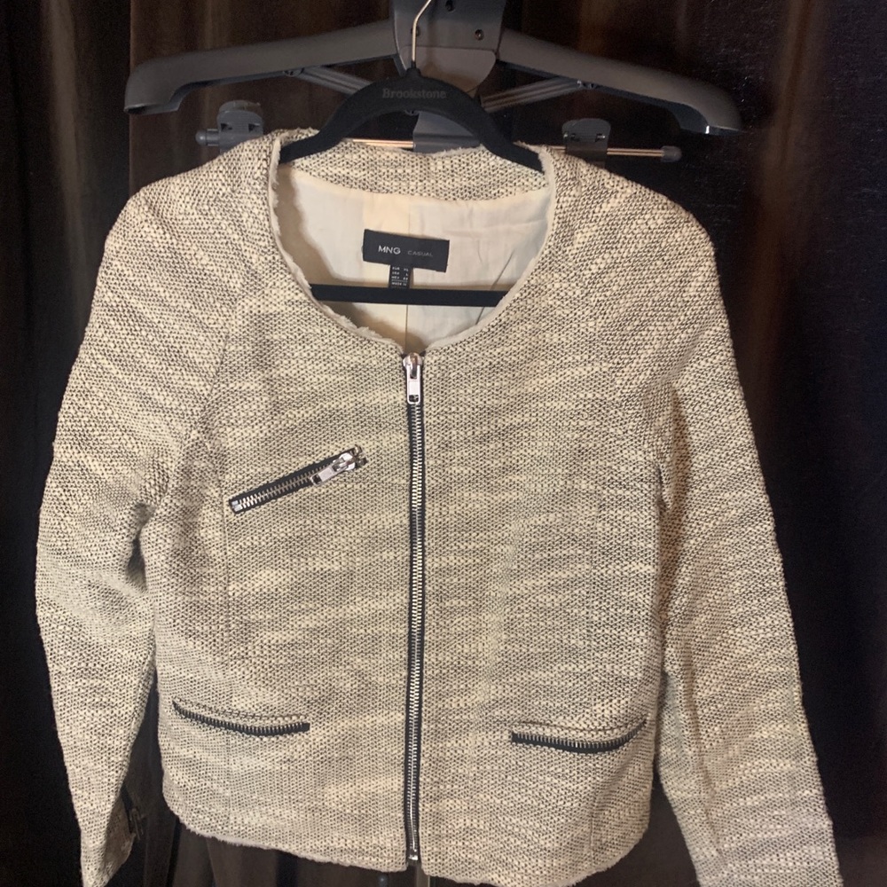 Vintage jacket with zippers
